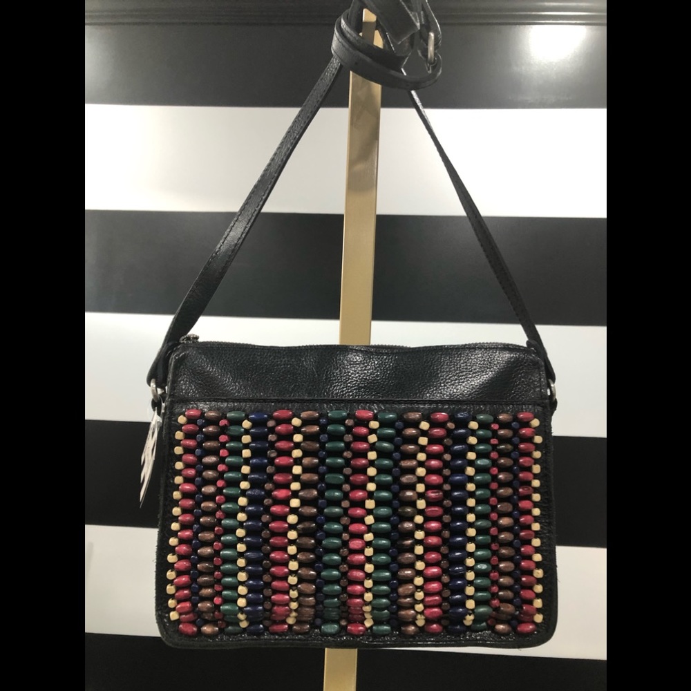 Patricia Nash Black Italian leather handbags